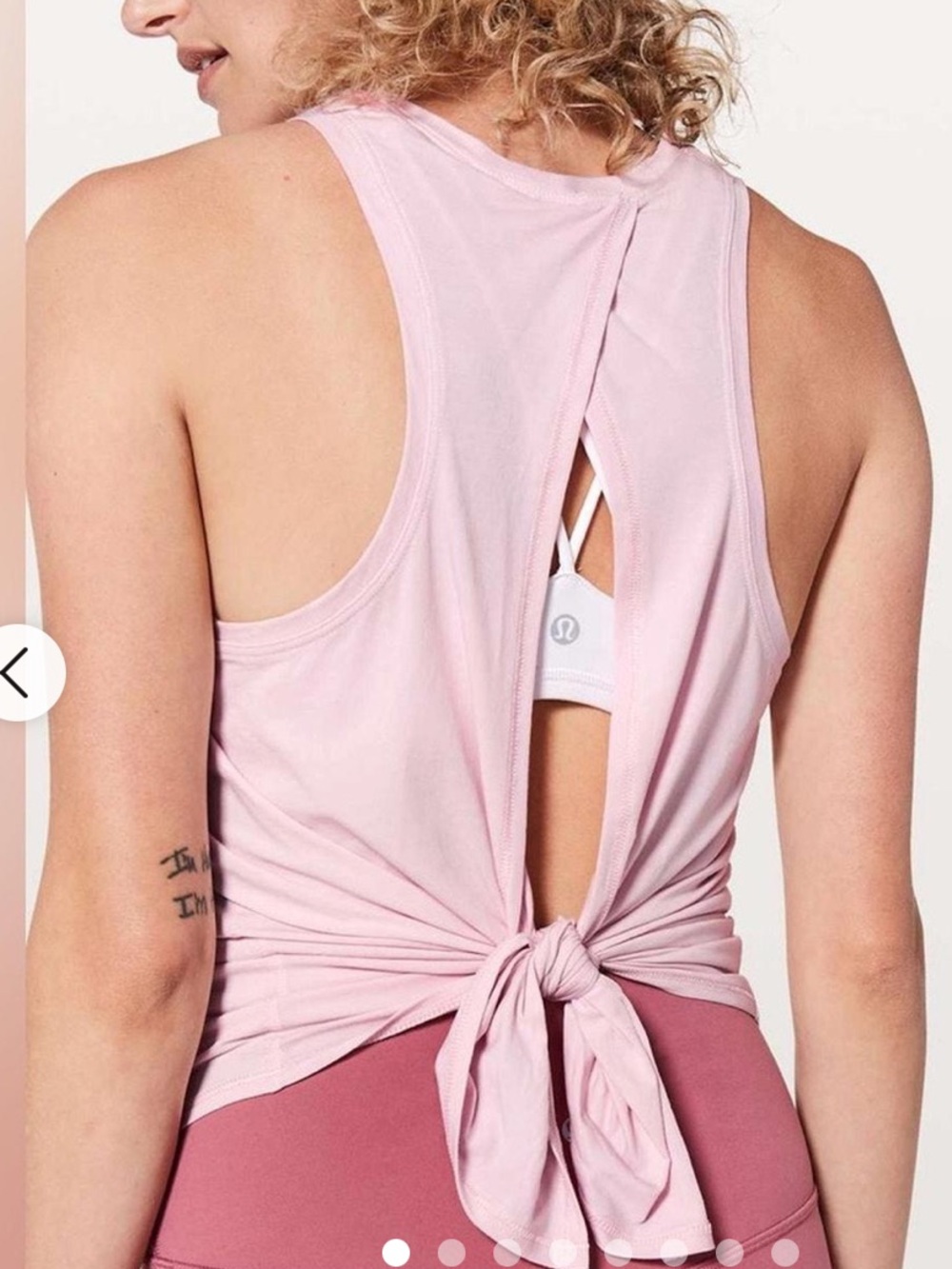 Lululemon all tied up tank